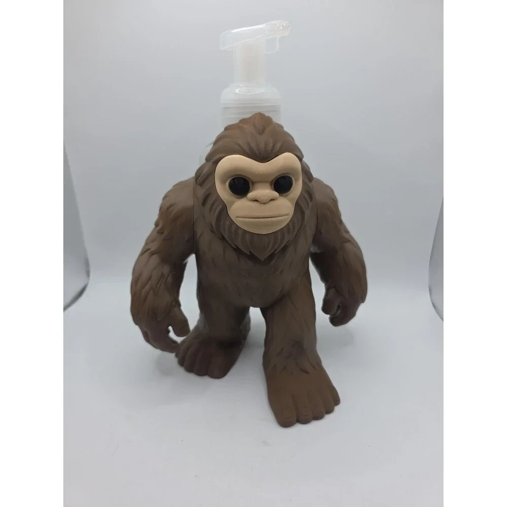 Bigfoot Soap Dispenser – Sasquatch Cryptid Bathroom Kitchen Decor